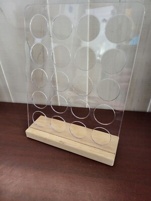 Coffee Pod Stand Vertical Display Holds 20 Keurig or other brands Cups  Light