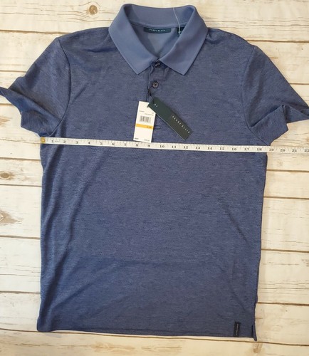 Perry Ellis meliertes blaues Polo Herren klein, neu mit Etikett $ 59 - Bild 8 von 9