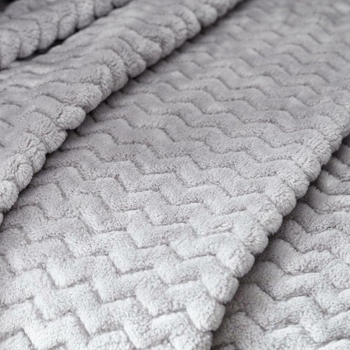 Luxury Wave Throw Large Fleece Faux Fur Warm Cosy Sofa Bed Blankets Double King - Picture 15 of 50