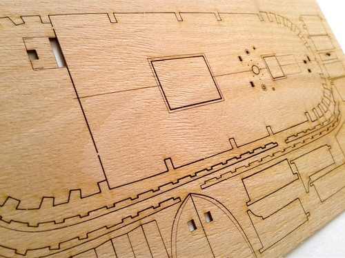 Master Korabel MK0301 DIY Deck-Boat St.Gabriel Wooden Kit ship Scale 1:72 - Picture 23 of 24