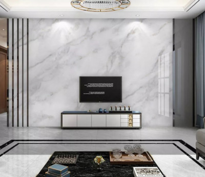 3D White Marble ZHUA8448 Wallpaper Wall Murals Removable Self-adhesive Amy