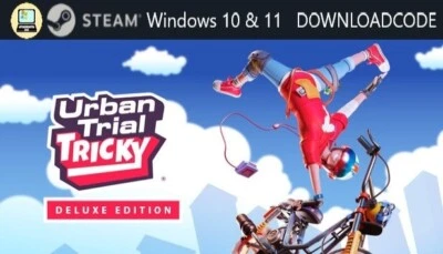 NEU PC Computer Spiel Urban Trial Tricky Deluxe Edt für Windows 10 11 STEAM Code - Bild 1 von 4