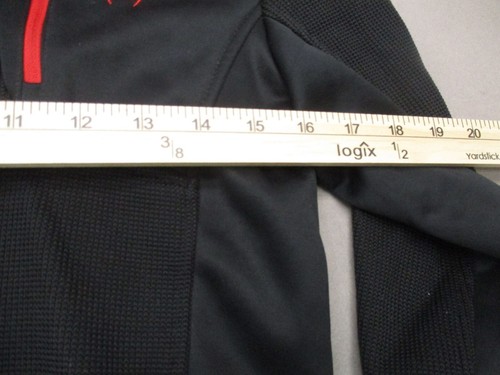 SPYDER Size L (14/16) Girls BLK Full Zip Stand Collar Pocket Athletic Jacket 486 - Picture 7 of 11