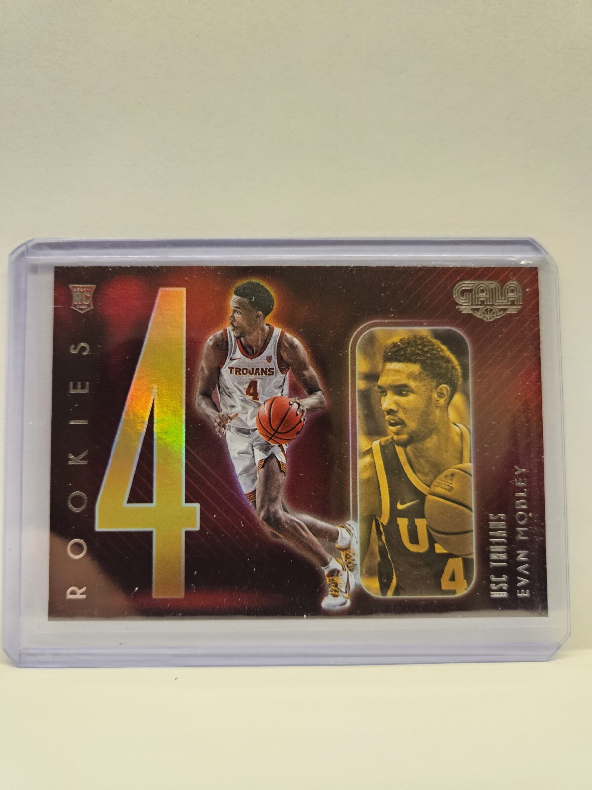 2021 Panini Chronicles Draft Picks Evan Mobley Gala Rookie RC #  182 USC