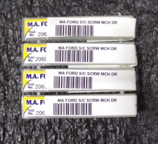 M.A. Ford #56, 118° Point, Right Hand, Spiral, Screw Machine Drill Bit PK 4 (M)