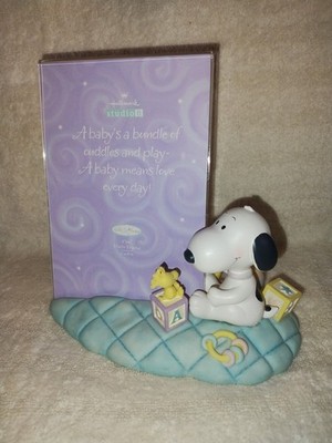 Hallmark Studio B Little Snoopy Photo Frame Cadre 4x6 VINTAGE & RARE SHAPE