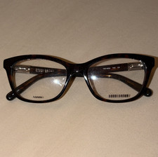 Bobbi Brown The India Brown Tortoise Shell Acetate Full Rim Eyeglasses 52-15-135