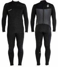 Volcom Modulator 3/2mm Back Zip Full Wetsuit Mens XXL 2XL Black NEW A9532100