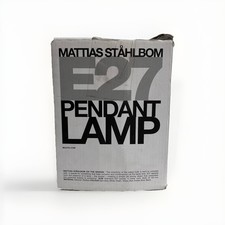 Muuto E27 Pendant Lamp White Light Mattias Stahlbom Design LIGHTBULB ONLY