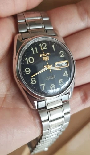 Seiko 5 Automatic Vintage 21 jewels Watch  Green Dial Day / Date 6309 @ Japan