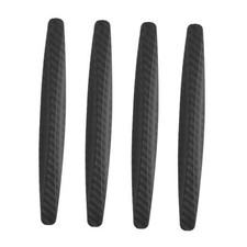 4pcs Car Door Edge Guards Protectors Anti-Collision Side Door Edge Black