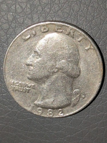 1982-P 25c Quarter Object Struck Through Grease Impression On Forehead P/P Rpm - Picture 8 of 13