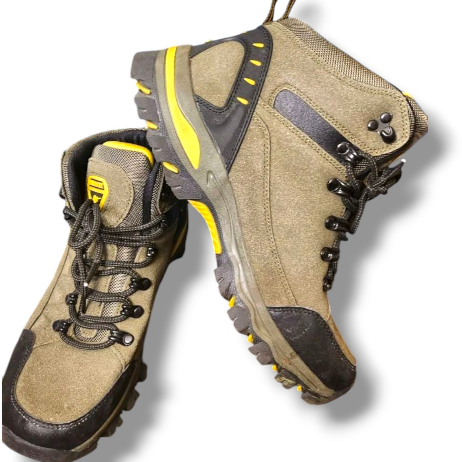 Men's Waterproof Hiking Boots Size 9 Durable Outdoor Trekking Shoes with Grip-image