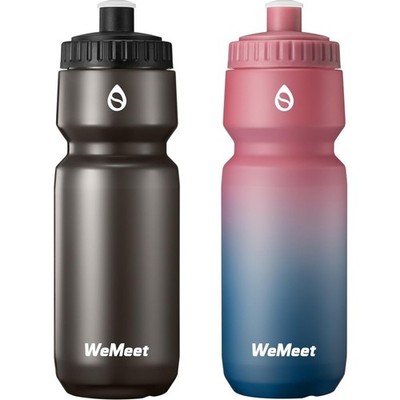 Fahrrad Squeeze Trinkflasche 2er-Pack 700ml, Auslaufsicher, BPA-frei, Radspor...