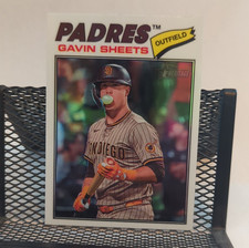 2026 topps heritage gavin sheets white chrome #127 san diego padres