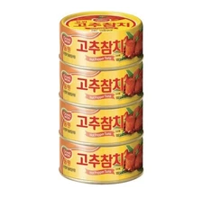 Dongwon Korean Hot Pepper Tuna 100g Can | Spicy Tuna Canned Food | Choose Pack