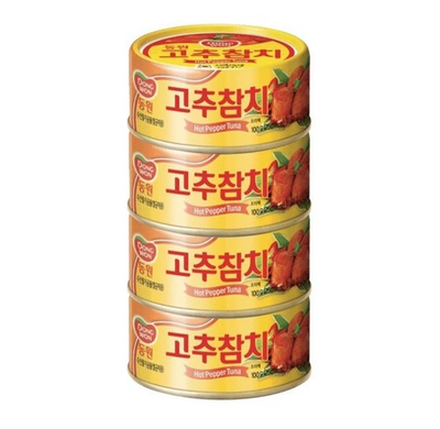 #ad #ad Dongwon Korean Hot Pepper Tuna 100g Can Spicy Tuna Canned Food Choose Pack $39.99