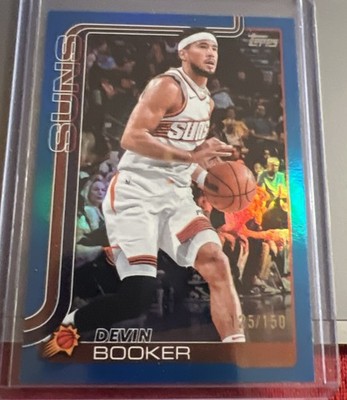 Devin Booker 2025-26 Topps Flagship Blue Foilboard 125/150 Phoenix Suns