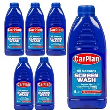 CarPlan All Seasons Concentrated Screenwash 1L x6 Windshield Washer Fluid 6L 3.50 per litre