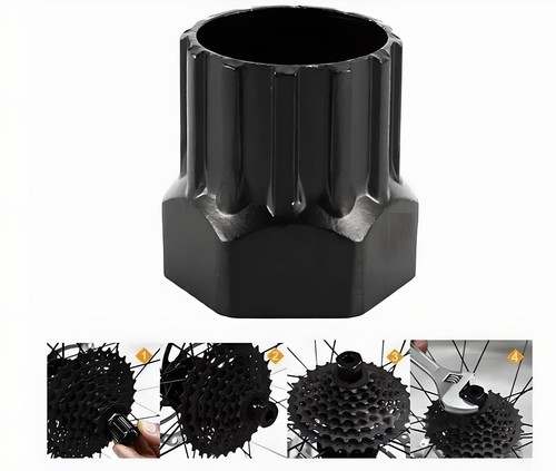 6PCS Bike Repair Tool Kit Bracket Freewheel Puller Crank Chain Cutter Extractor - Picture 5 of 10
