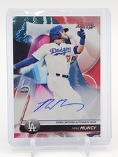 MAX MUNCY 2020 BOWMAN'S BEST AUTO ATOMIC /25 #B20-MM DODGERS Q3668