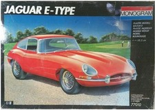 Monogram Revell 1/8 Jaguar E Type Parts Kit Bash Clear Windshield