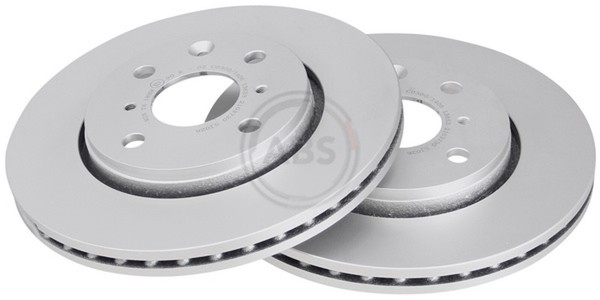 2X A.B.S. Bremsscheibe 17591 FüR Peugeot CitroËN Toyota Aygo C1 107 108 KGB10_ 2-image