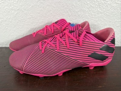 adidas Nemeziz 19.2 FG Pink Black Soccer Cleats Men's Size 8 (F34384) EUC