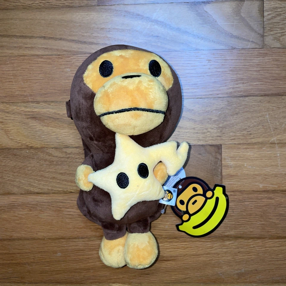 BAPE Baby Milo Shoulder Bag Mobile Crossbody A Bathing Ape New Plush Star - Image 2 of 3