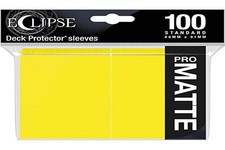 Ultra Pro E15620 Eclipse Standard Matte Sleeves 100 Packlemon Yellow