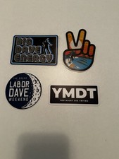 rock band stickers lot 4 DMB Gorge Crew Dave Matthews Band