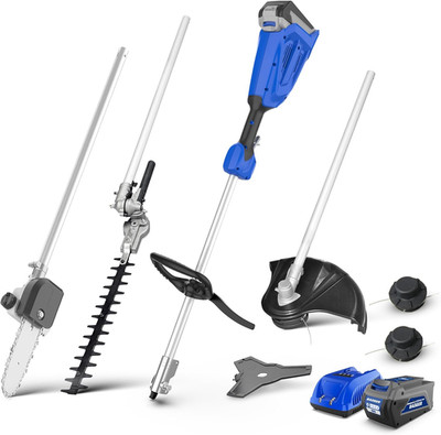 Wild Badger Power 40V Brushless Weed Wacker, String Trimmer/Edger, Hedge Trimmer