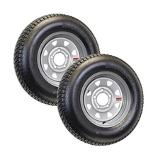 eCustomrim 2-Pack Bias Ply Trailer Tire Rim ST215/75D14 Load Range C 5-4.5 Si...