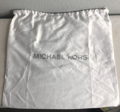 Michael Kors White Shoe or Handbag Drawstring Dust Bag White 14 X 16