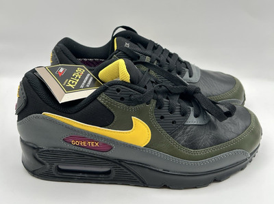 NEW Nike Air Max 90 GORE-TEX Tour Yellow Cargo Khaki DJ9779-001 Men s Size 6.5