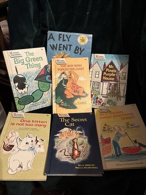 Lot of 7 Vintage Easy reader Books First Editions HB 1964. Pines Purple House