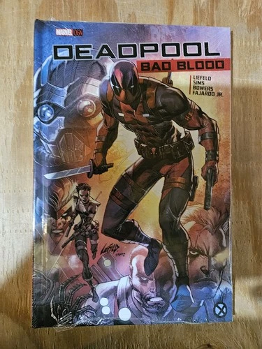 Deadpool: Bad Blood HC (2017 Marvel OGN, Rob Liefeld) 1st Print Hardcover Sealed