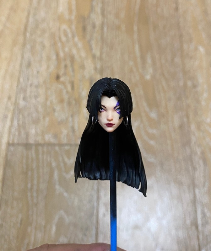 1/12 Painted ‌Psylocke Classic Betsy Head Sculpt Fit For 6'' ML Action Figure