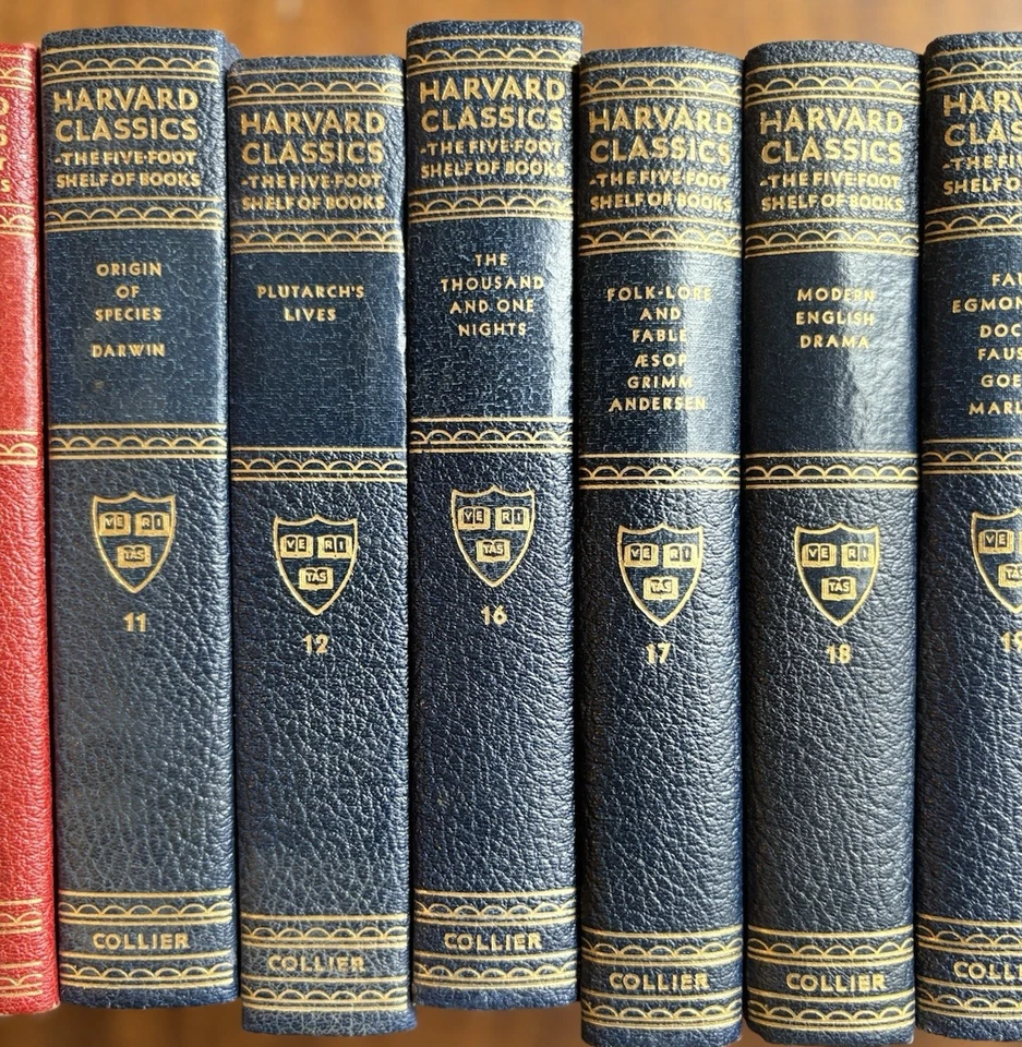 Harvard Classics - CHOOSE Your Own Volumes - Eliot Collier Five Foot Shelf Books - Image 3 of 4