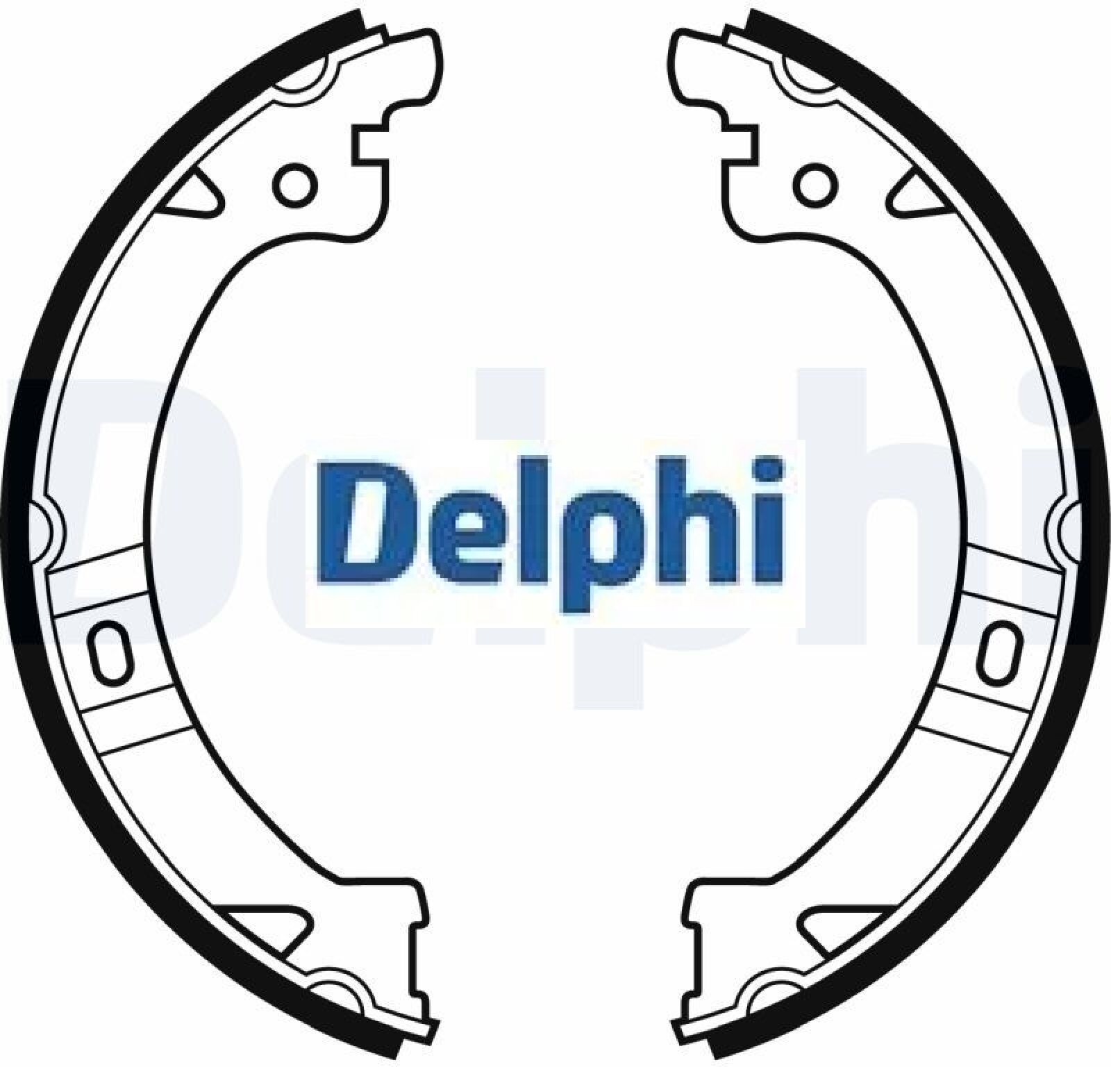 Delphi Bremsbackensatz F?R Feststellbremse Hinten Chrysler Grand Voyager Dodge Caravan - Bild 2