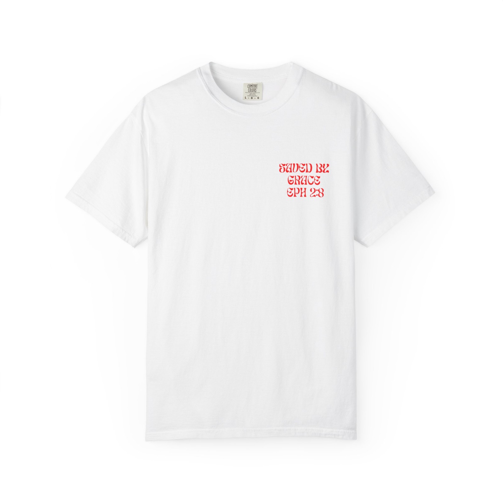 Saved by Grace Christian T-Shirt, Inspirational Tee, Religious Apparel