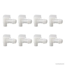 8 Pack 3/4 Inch Male Barrel Faucet for 5 Gallon Water Jug Plastic Drum Spigot