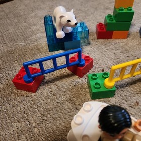 LEGO DUPLO 6136 My First Zoo set - giraffe tiger elephant Incomplete