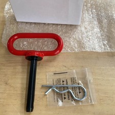 1/2 inch Trailer Hitch Pin and Clip Set,1/2 x 3-5/8 Shank and 2 R Clips A