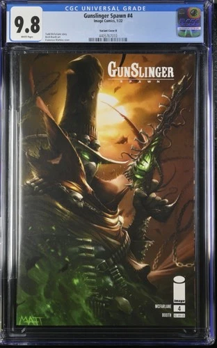Gunslinger Spawn #4 - Cover B - CGC Graded 9.8 - Francesco Mattia