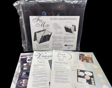 Creative Memories Black File Mate, 10x12 Paper Packs Elegant, Vintage, Frosty