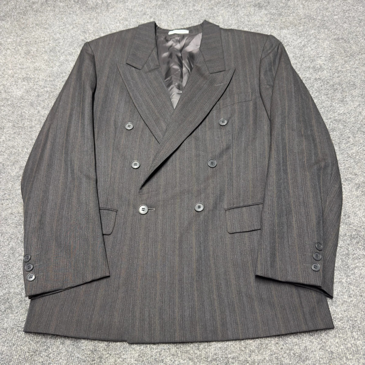 Saint Laurent Gray Double-Breasted Suits & Blazers for Men for