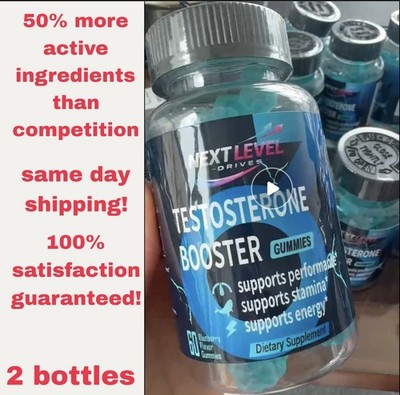 Male Enhancement 120 Gummies - Stamina, Energy, Strength & 120 Blue Chews