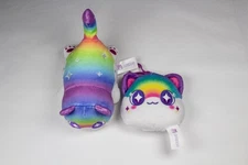Aphmau MeeMeows Plush Celestial Rainbow Cat and Face Clip Litter 4 excellent