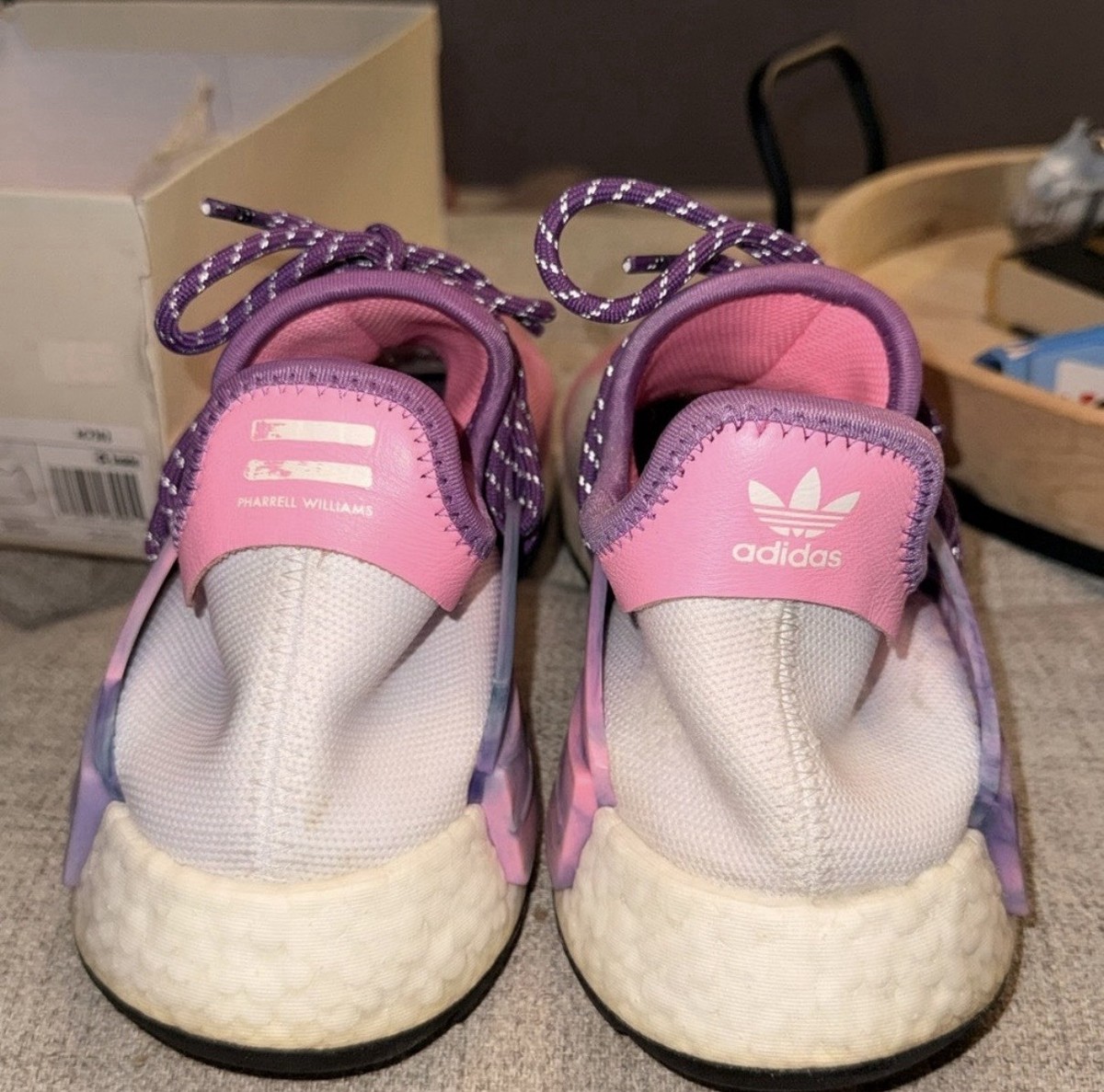 Adidas PW HU Holi NMD MC Pink Purple Sneakers Adidas PW Hu Holi NMD Size 12.5 | Mercari main image 4
